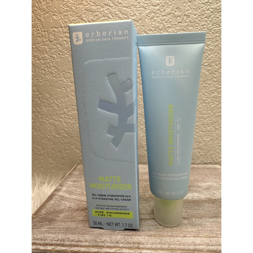 $19 🌙 Erborian Matte Moisturizer Gel-Creme 24 Hour Hydration 50ml/1.7oz NEW